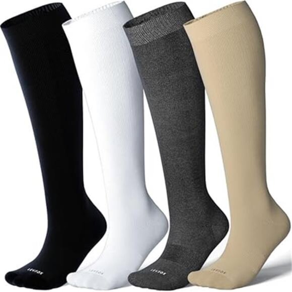 Viscose Made from Bamboo Compression Socks for Pregnant Women 20-30 mmHg - Picture 1 of 7